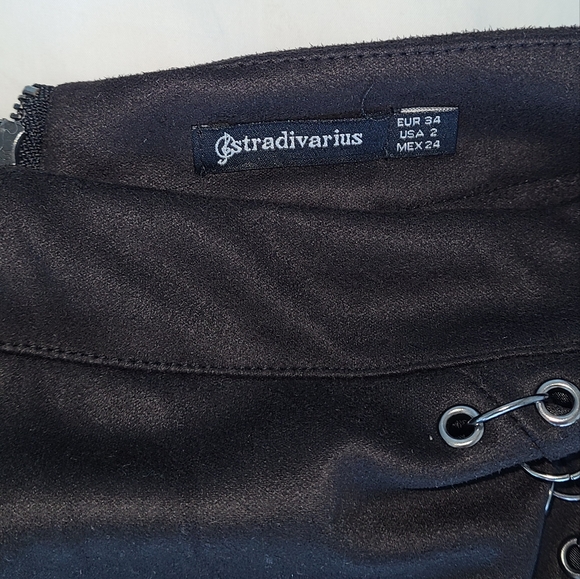 ✨️Any 3 for $15✨️ Suede Fringe Mini Skirt - Picture 3 of 5